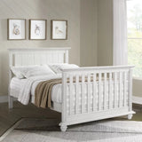 Baby 4-in-1 Convertible Crib, Graphite Gray, Wooden Crib or in a Weathered White finish