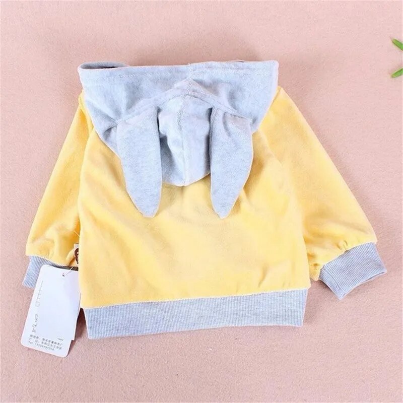 Babies 2Pc Adorable Cartoon Character Hoodie and Pant Set. Ages 6~24M