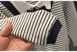 Baby Boys 2PC Little Gentleman Outfits. Long Sleeves Sweater-Shirt (Button Down Look Built In) and Trousers Set.