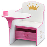 Princess Crown Desk with Storage Bin