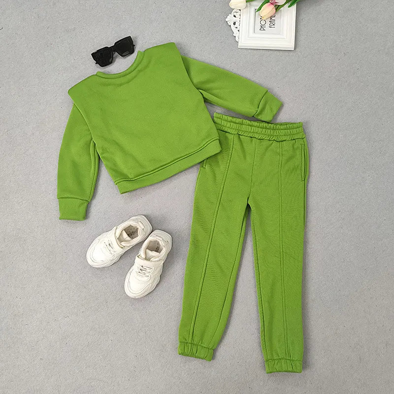 Little Fashionista Princess 2Pc Chic & Modern Sweater and Pant Ensemble.