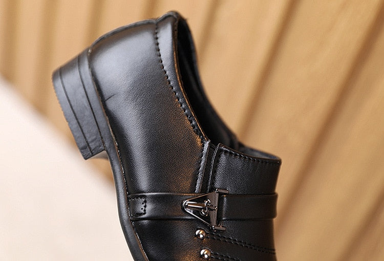 Boys Classy British Style Formal Leather Shoes
