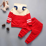 Boys Sporty Urban Style 2Pc Hooded Jacket & Pants Sets