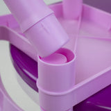 Kids Durable 2-in-1 Plastic Round Activity Table and 2 Chairs Set