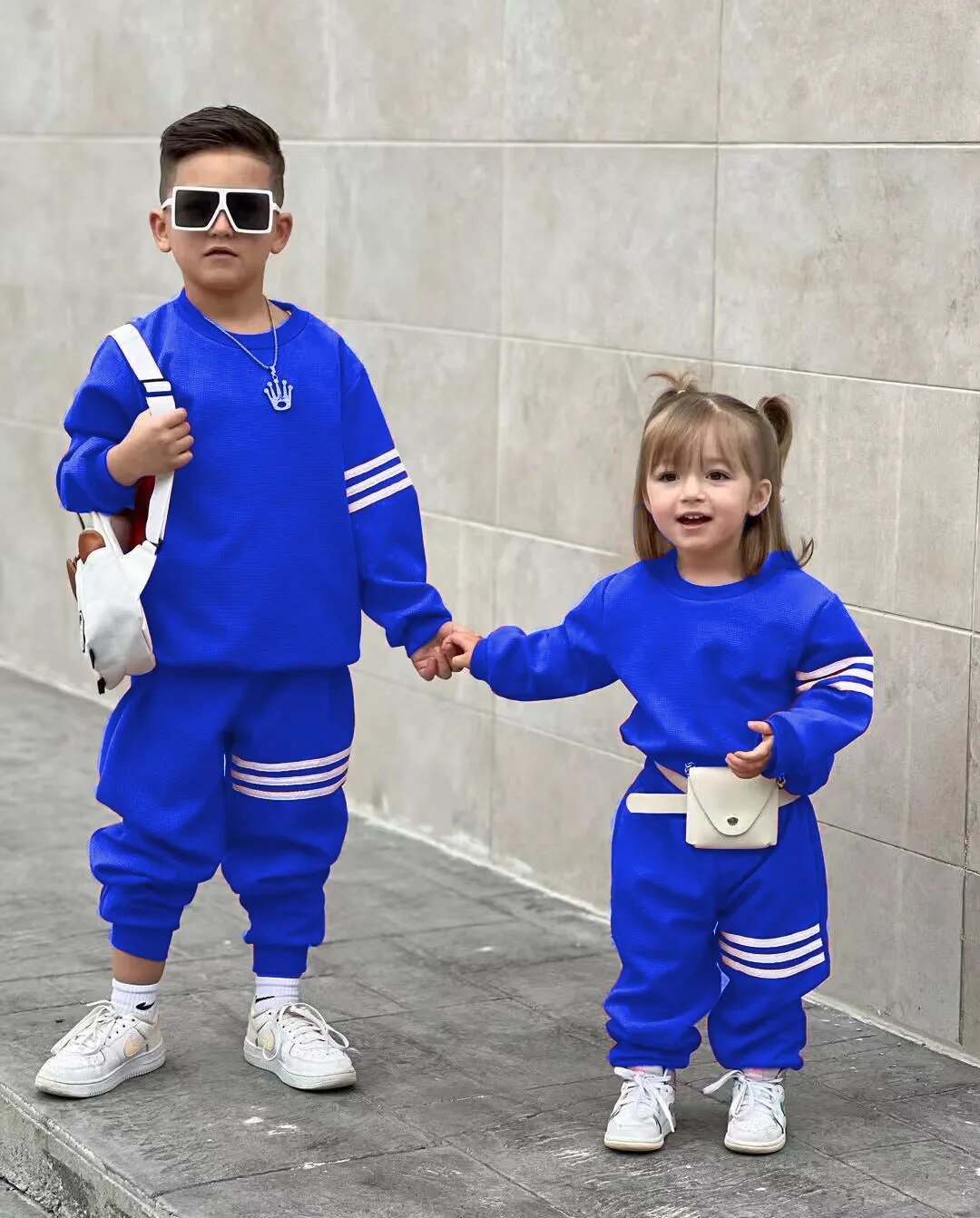 Kids 2Pc Stylish long sleeve Sweater and Jogger set