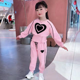 Girls Trendy Urban Style 2Pc Sweatshirt and Pant Combo.