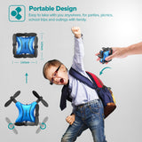 DROCON DC-65 Foldable Mini RC Drone for Kids (Blue)