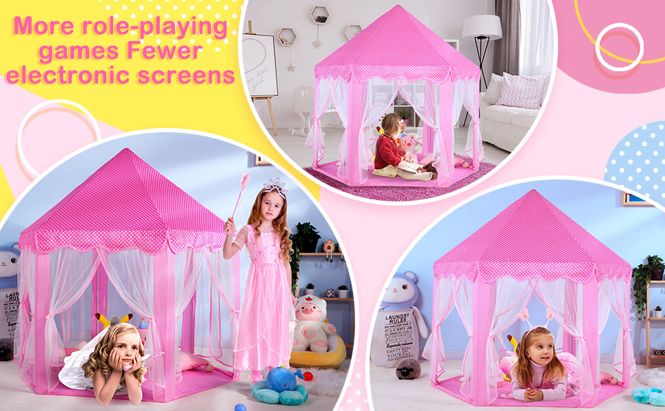 Children Princess Castle Portable Tents