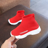 Children Casual Shoes Slip-on Breathable Socks Shoes