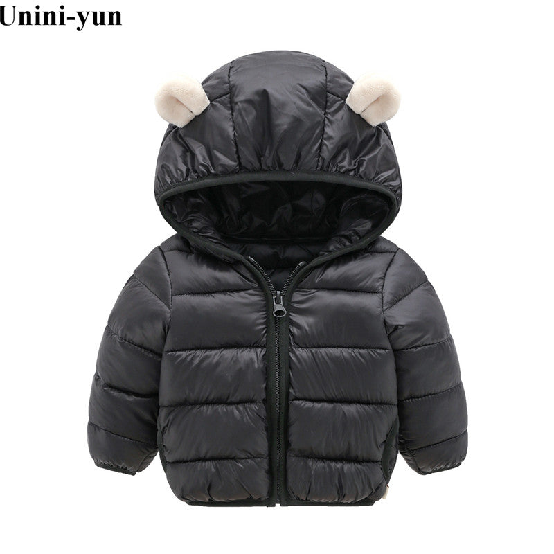 Bear-y cute Hooded Bubble Coat