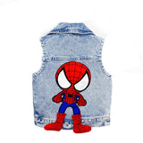Mickey Mouse Denim Jacket and Sleeveless Vests