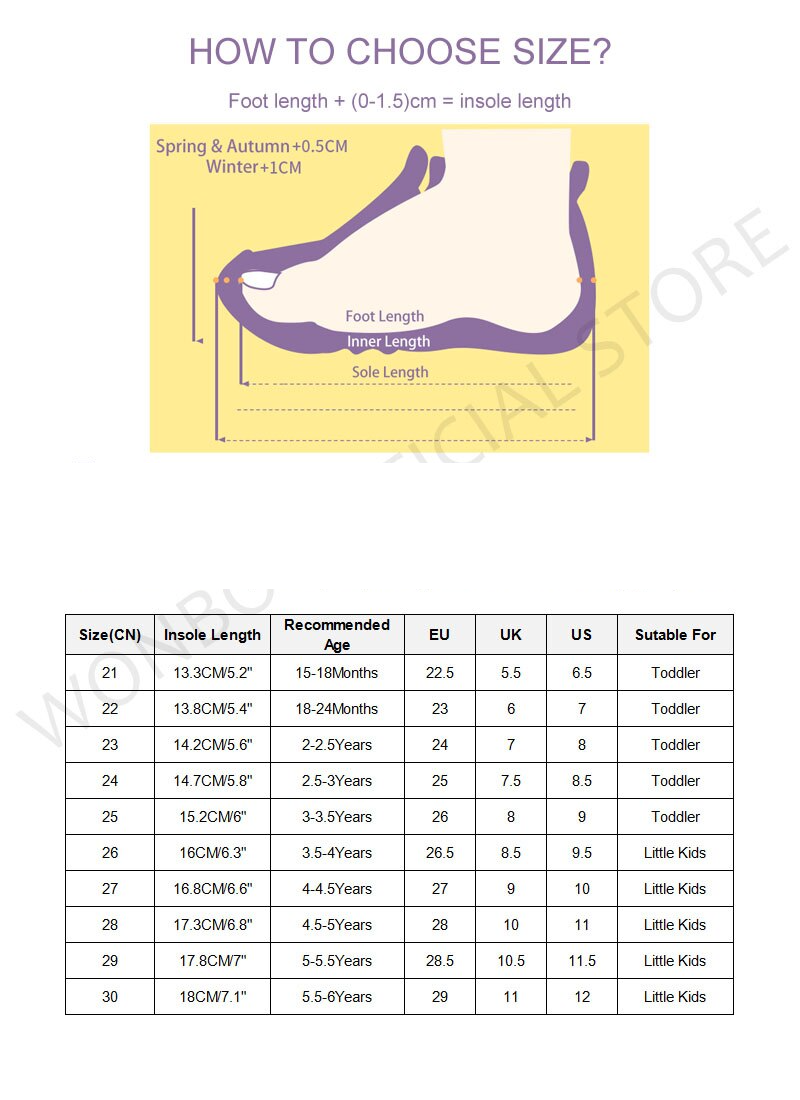 Children's Anti-slip, Soft Bottom Sneakers For Girls & Boys.