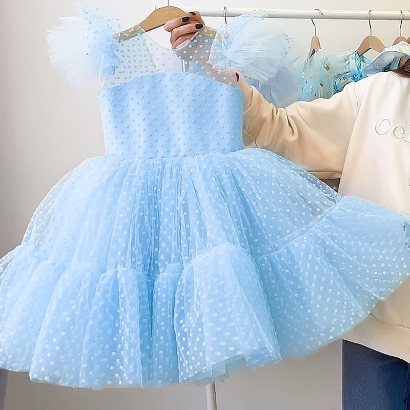Girls Elegant Party Dresses. Ages 4T-10Yrs.