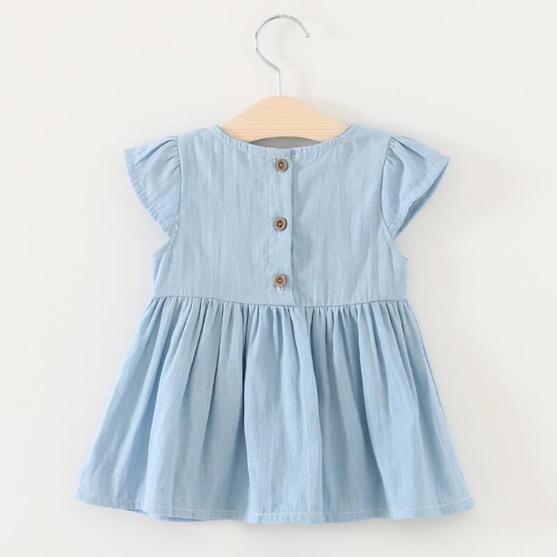 Baby Girls New Fashion Summer Denim Dresses. Ages 12M-7Yrs