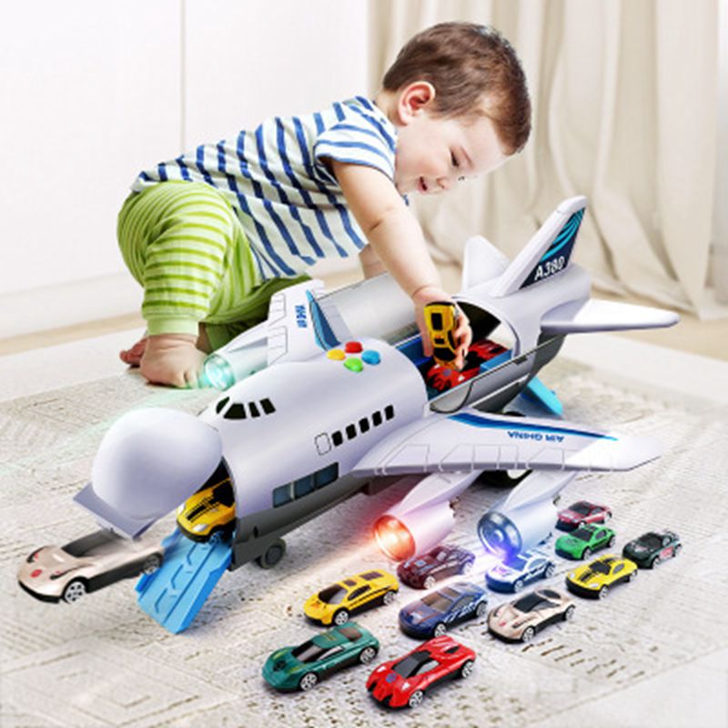 Toy Aircraft Large Size Cargo Plane With Toy Cars