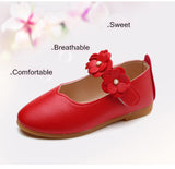 Toddler Girl Flower Strap Dress Shoes