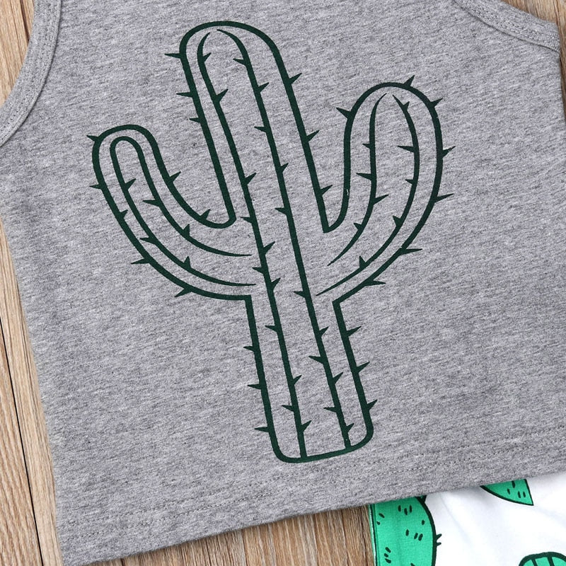 Baby Boy Cactus Tank & Shorts Set