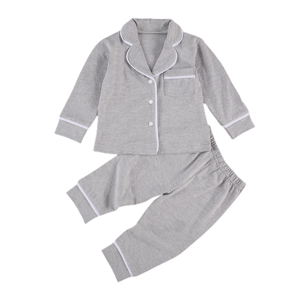 Classic Kids 2Pcs Cotton Long Sleeve Pajama Sets
