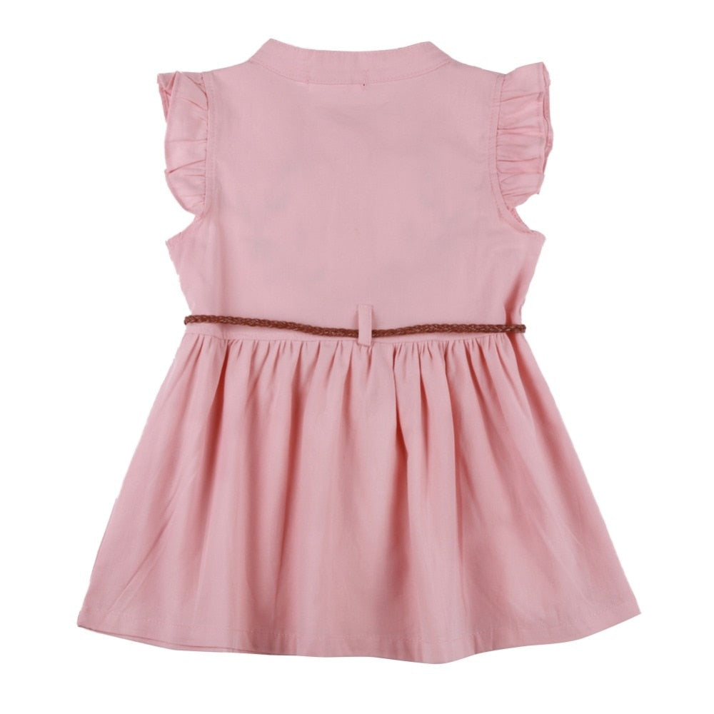 Girls Sleeveless Summer Dress