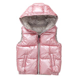 Kids Stylish Hooded Bubble Vest. Age 3T~11 Years