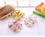 Girls Sweet Flowers Gladiator Sandals