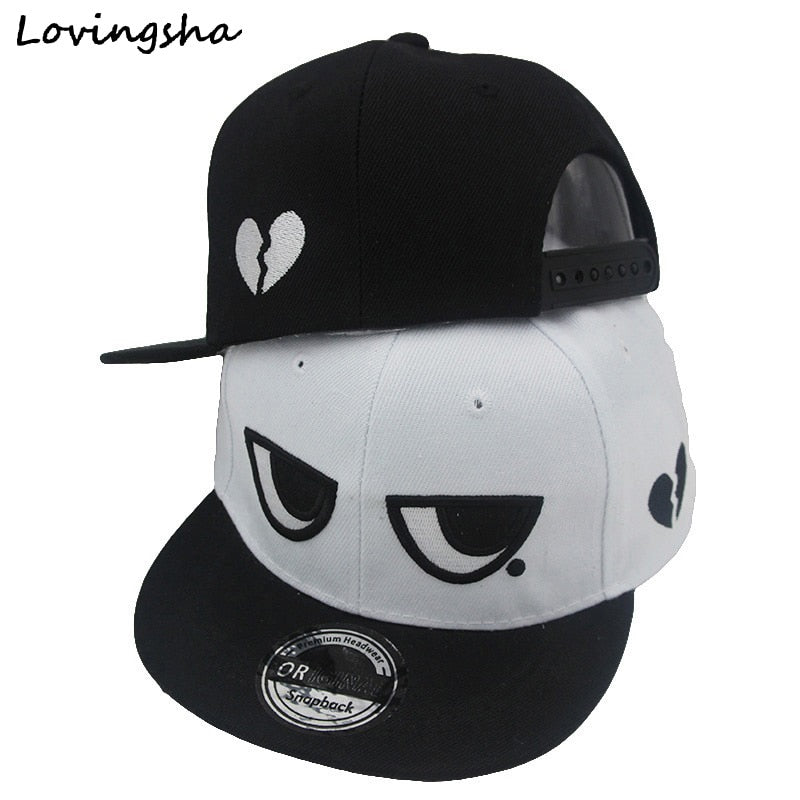Boy Snapback Adjustable Cap, Funny Eyes And Mole Design For Ages 3-8 Years Old