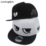 Boy Snapback Adjustable Cap, Funny Eyes And Mole Design For Ages 3-8 Years Old