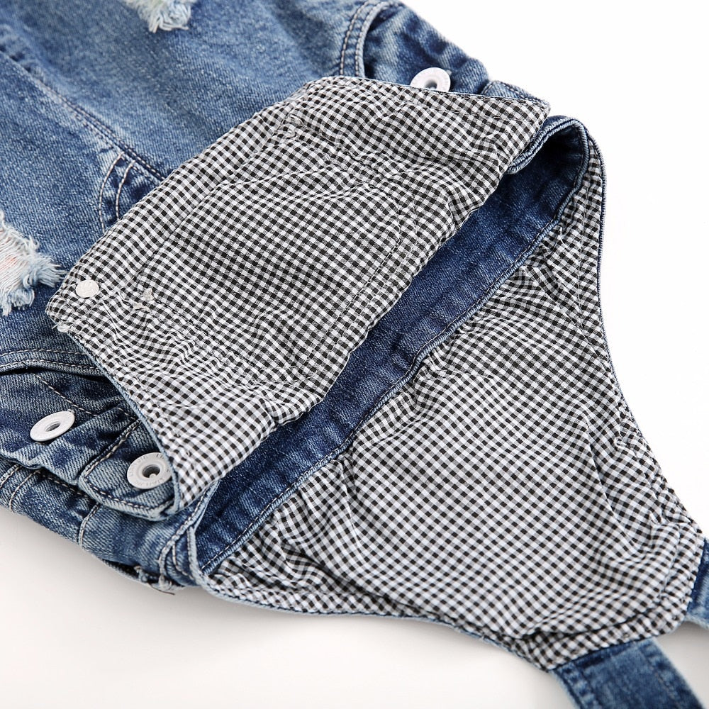 1-5T Jeans Overalls for Toddler Boys & Girls