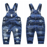 1-5T Jeans Overalls for Toddler Boys & Girls