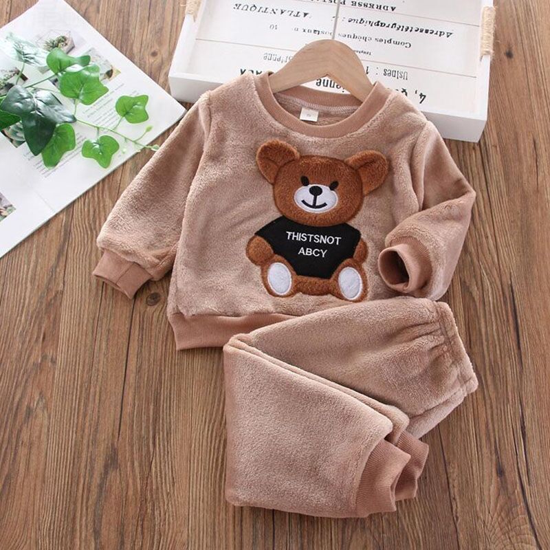 Baby Boys And Girls Hooded Fleece Outerwear Sets