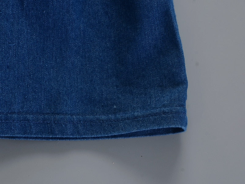Baby Girls Stylish Jean Dress. Ages 12M-4T