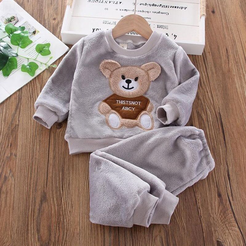 Baby Boys And Girls Hooded Fleece Outerwear Sets