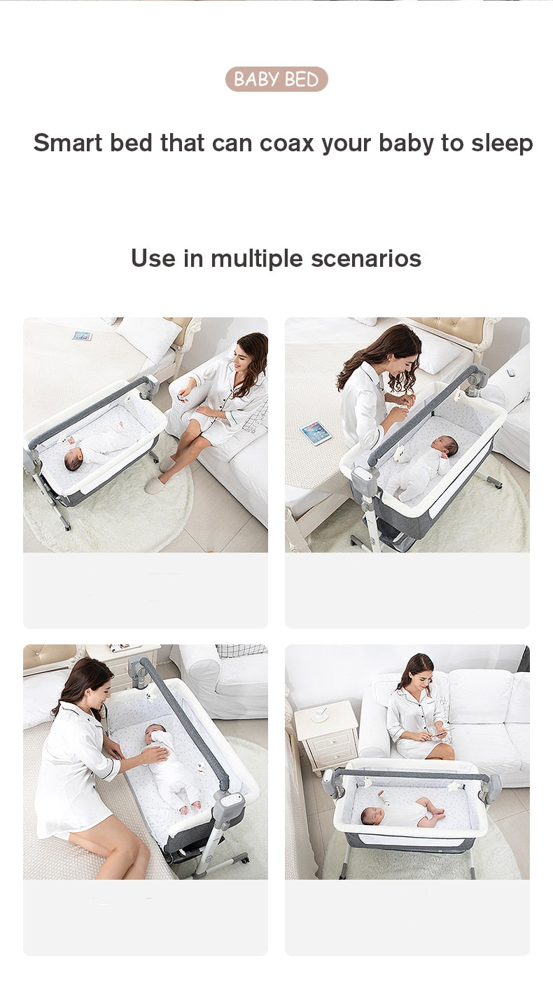 Multifunctional Baby Electric Cradle / Bedside Bassinet
