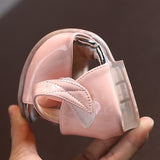 Stylish Pearl Mesh Bowknot Sandals For Girls