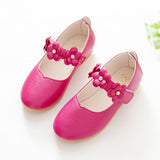 Toddler Girl Flower Strap Dress Shoes