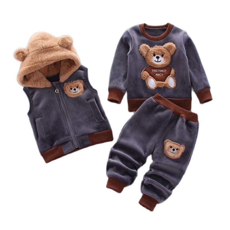Baby Boys And Girls Hooded Fleece Outerwear Sets