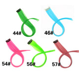 5PC Synthetic Clip-In Color Hair Extensions.