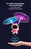 Flying Robot Astronaut. High-Tech Interactive Hand-Controlled Drone With Dual Wings with Lights