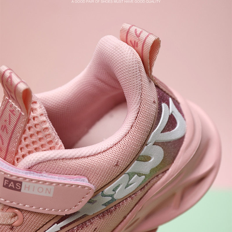 Girls Fashion Chic Running Sneakers