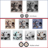 New 3 IN 1 Baby Stroller With Car Seat Option. Multi-functional, High Landscape, Foldable, Reclinable & Light Weight