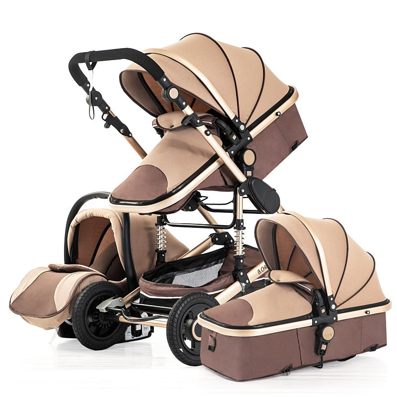 New Luxury 3 in 1 Multifunctional & Portable Baby Stroller/Carriage