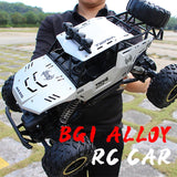 Boys Off-Road 4WD RC Truck With Led Lights 2.4G Radio Remote Control