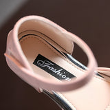 Stylish Pearl Mesh Bowknot Sandals For Girls