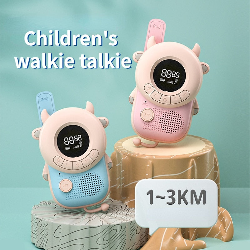 Adorable Little Kids Walkie Talkie Radio 3km Range