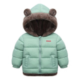 Winter Infant Boys Jacket Coat Thick Kids Warm Light Down Coat Children Zipper Hooded Outwear Costume For 2-10 Years