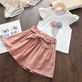 Baby Girls Chic and Trendy 2Pc Summer Sets. (Several Styles To Choose From)