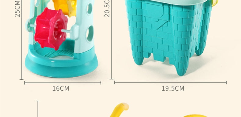 Children Sand Bucket Beach Kit  For Boys Girls
