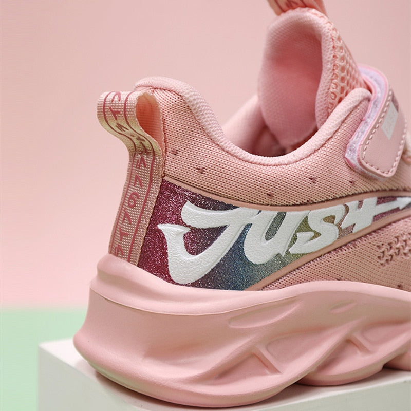 Girls Fashion Chic Running Sneakers