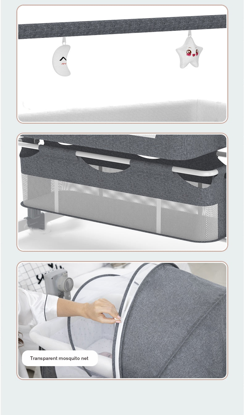 Multifunctional Baby Electric Cradle / Bedside Bassinet