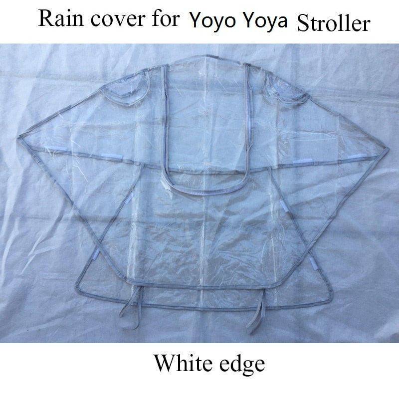 Safety EVA Baby Car Rincoat Stroller Accessories Rain Cover Waterproof Things For Kids Carriage Portable Universal Lightweight
